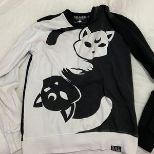 Kill star cat sweatshirt